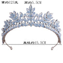 DIEZI Barock Vintage Schwarz Metall Grün Rot Kristall Opal Tiara für Frauen Hochzeit Party Kleid Elegante Königin Braut Krone