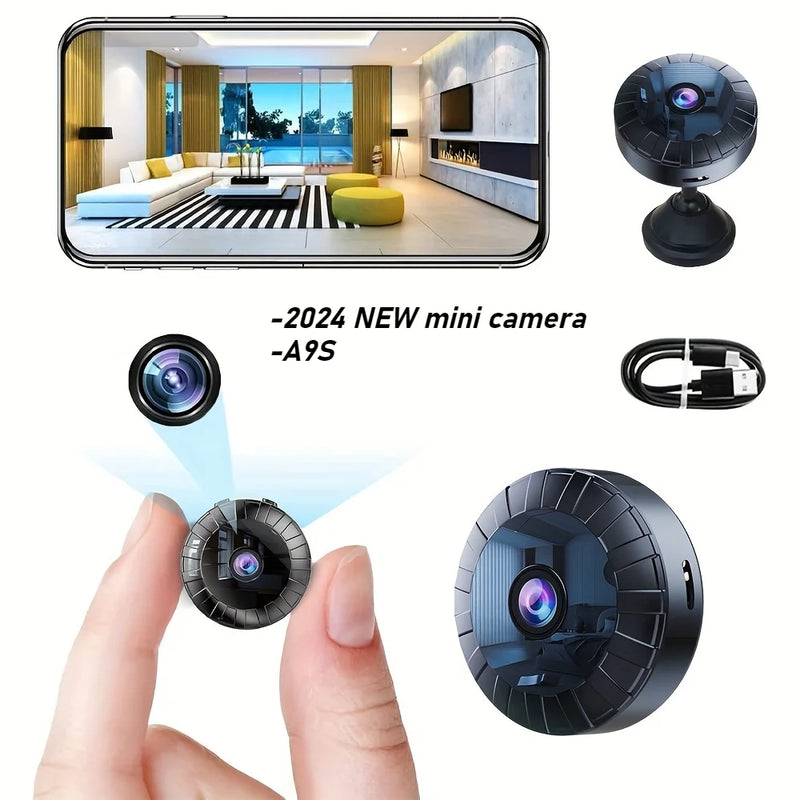 2024 NEW 1pc High Definition Mini WiFi Surveillance Camera, WiFi Monitor Night Vision Motion Detection Camera，Home Safety Camera