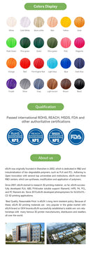 ESUN 3D Filament PLA+ for Bambu Lab Raise3D 1.75mm 1kg PLA Plus 3D Printer Filaments Upgraded Color PLA+ 3D Printing Material