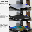 For Ender 3 v3 se/KE Build Plate PET PEO PEY H1H For Creality K1/ K1C PEI Honeycomb Build plate 235 x 235 build plate magnetic
