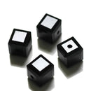 StreBelle AAA 50pcs/Lot Cube Loose Spacer Bead Jewelry Making Mix Colors 8x8mm Crystal Glass Beads Facet Square Shape