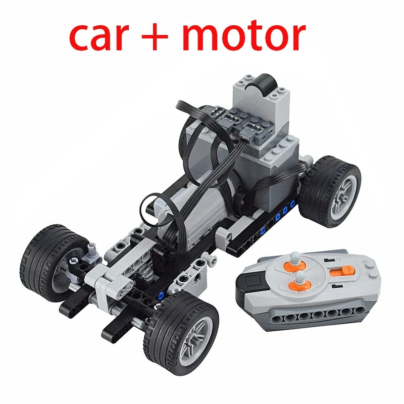 Mini Motor Micro Motor Building Blocks Power Group Module Engine Car Bricks PF Technical Toy for C61018 C61019 Leduo Parts