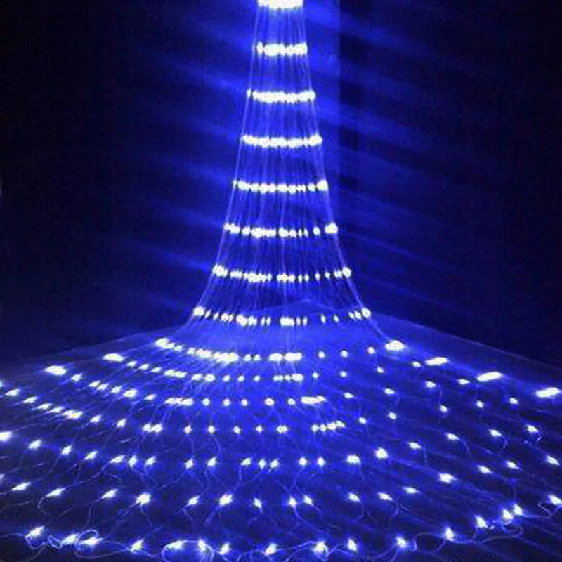 3X2M 3X3M LED Meteor Shower Rain Light Water Flow Waterfall Window Curtain String Light Wedding Christmas Fairy Light Garland