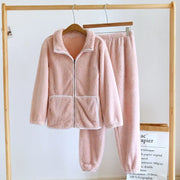 The Hygge Collection | Flannel Zip-Up Couples Loungewear Set