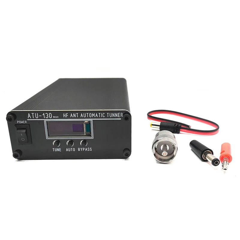 ATU-130 MAX 1.8-50MHz 200W Automatic Antenna Tuner Miniature Shortwave Antenna Tuner Update Version of ATU-100 ATU100