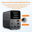 Wanptek Adjustable DC Power Supply 30V 10A 5A Lab Bench Power Source Stabilized Power Supply Voltage Regulator Switch 120V 60V5A