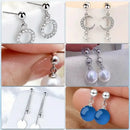 Stainless Steel Round Ball Post Earrings Stud Loops Earring Hooks Earplug  Fit Women DIY Earring Jewelry Making Christmas Craft