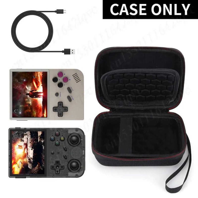 For R36S/R35S Game Console Storage Bag Hard Carrying Case Shockproof Carrying Bag for Anbernic RG35XX/RG353V/RG353VS Case Bag