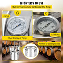 SucceBuy 50L Alcohol Water Distiller Bottle Moonshine Equipment Stainless Steel Brewing Machine for Whisky Wine Beer Dispenser