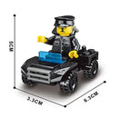 SLUBAN Girl Princess Royal Carriage Wagon Horse Racing Party Model Building Blocks Enlighten Action Figure Toys For Children