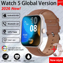Watch 5 Smart Watch Global Version Men Women HD AMOLED Screen Heart Rate Bluetooth Call GPS Track Waterproof Sports Smartwatches