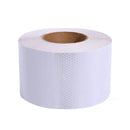 10cm*5M PVC Lattice Reflective Car Sticker White Red Orange Yellow Strong Adhesive Retro Reflectors Tape High Conspicuity Strips