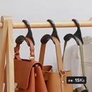 Neue langlebige Taschenaufbewahrung für zu Hause, Kleiderschrank, Hut, Seidenschal, Tücher, Handtasche, Aufbewahrung, gewölbter Hängehaken