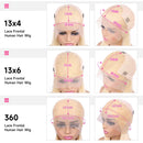 613 HD Lace Frontal Perücke 13X4 13X6 360 Straight Lace Front Perücke Echthaar 30 40 Zoll 200% Dichte Brasilianische Echthaar Perücken für Frauen
