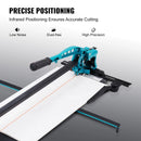 SucceBuy Manual Tile Cutter Laser Positioning Single Rails W/ Supporting Feet Professional Push Knife for Cutting Ceramic