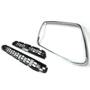 Front Bumper Lower Upper Grille Trim Set 3pc For13-15 Outlander Sport ASX RVR