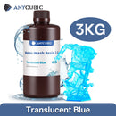 ANYCUBIC Water-Wash Resin 3kg High Precision Low Odor Low Viscosity 3D Printing Standard Photopolymer For LCD 3D Printer