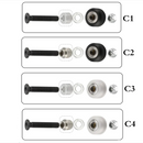 10Sets/Lot Openbuilds Strong Dual Mini Solid V Wheel Kit for V-Slot Linear Rails 3D Printer CNC Engraver Camera Silder