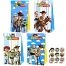 Cartoon Toy Story Buzz Lightyear Birthday Party Decoration Disposable Tableware Paper Plates Cups Balloons Baby Shower Supplies