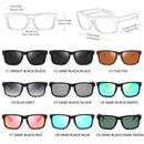 Classic Fashion Square Polarized Sunglasses Men Vintage Plastic Male Sun Glasses Women Stylish Black Outdoor Sports Shades UV400