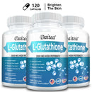 L-Glutathione Supplement, Beauty Care, Skin, Hair and Nail Health, Antioxidant and Detoxifier, Immune System, Non-GMO