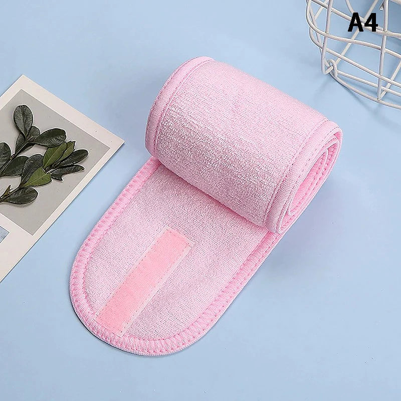 Head Bands Adjustable Wide Hairband Makeup Wash Face Cosmetic Headband For Women Ladies Make Up Accessories