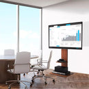 Height Adjustable Wood Floor TV Stand Universal TV Mount for 32-65 Inch LCD LED TVs Max VESA 600x400mm