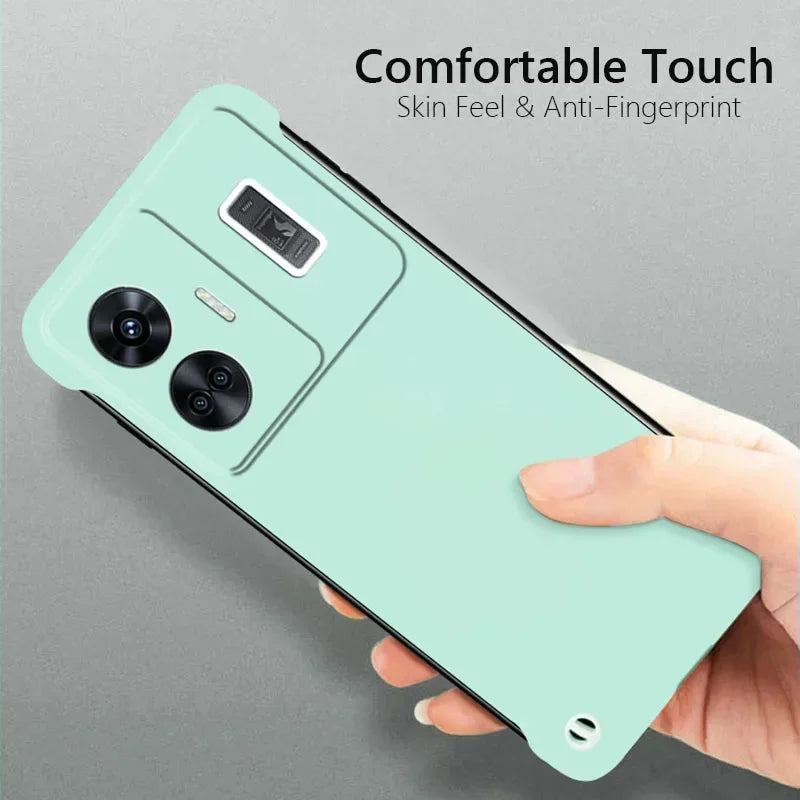 Frameless Slim Skin Matte Hard PC Back Cover Case On For Realme GT NEO 5 NEO5 SE GT5 5G ShockProof Fundas Coque