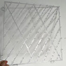 12PCS Glitter Sequin Party Backdrop Wall Hexagon Shimmering Background Panels Wedding Birthday Christmas Event Decorations