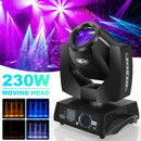 U'King 230W Beam 7R Moving Head Stage Light Gobos 16CH DMX512 Sound Activated Effect Lighting for DJ Concert Party Nightclub