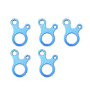 Tent Rope Buckles 3 Hole Outdoor Camping Tent Wind Rope Buckle Aluminium Alloy Tensioner Tent Cord Rope Fastener Tighten Hook