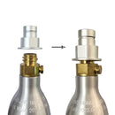 Terra DUO ART Quick Connect Adapter Sodawasserzubehör Sodamaschine CQC zu CO2 Externer Adapter Flaschenbehälter Zylinder