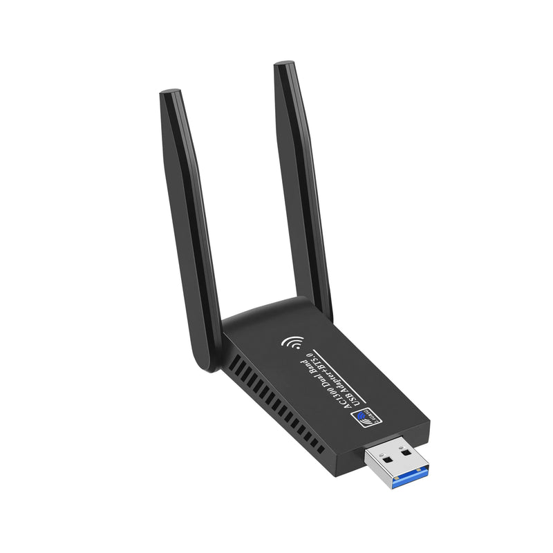 1300Mbps USB 3.0 Wireless Network Card Bluetooth 5.0 WIFI 6 Adapter 5dBi Dual Band 2.4G 5G USB 3.0 Lan Ethernet Adapter for PC