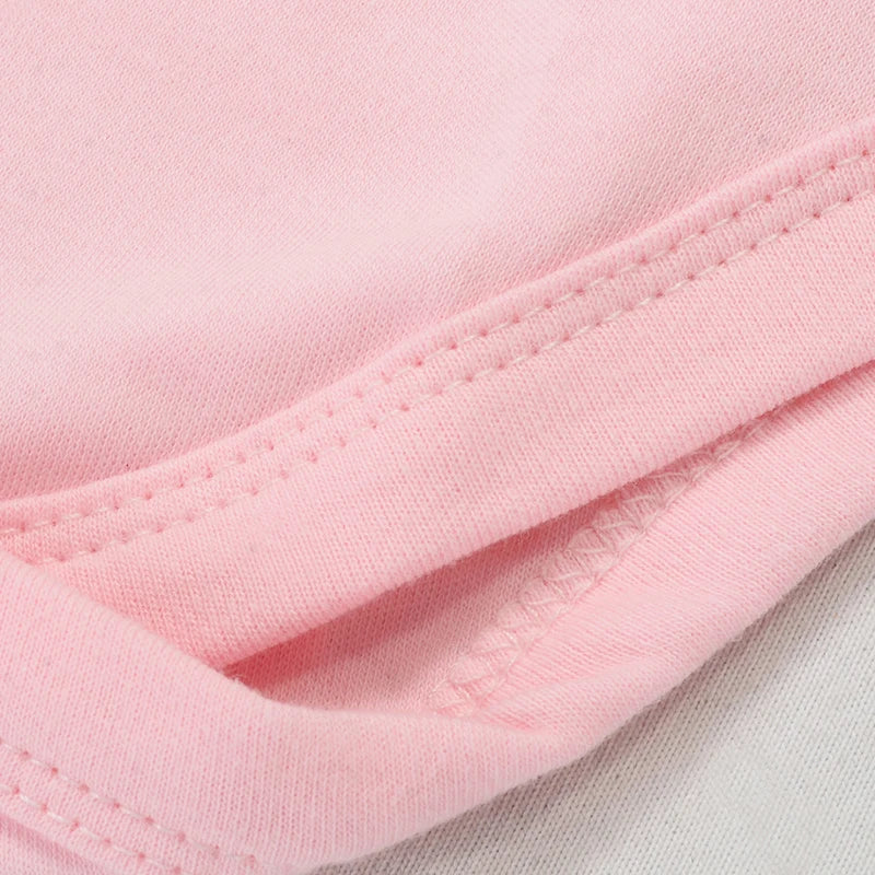 Baby Girls' Bodysuit Long Sleeve Triangle 100% Cotton Soft Comfortable Jumpsuit  Solid Color Fashion Simple High Collar 0-2 Yeas