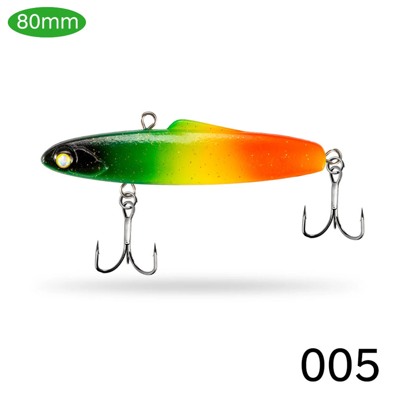 D1 VIB Lures For Winter Fishing 80mm/25g 90mm/30g Silicone Bait Artificial Wobblers Balancer For Pike Bass DT6011 Fishing Tackle