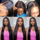 The Long Weave | 12A Straight Human Hair Bundles with HD Lace Closure