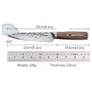 Carbon Steel Santoku Kitchen Knife for Home Restaurant Razor Sharp Japanese Chef Ergonomic Handle