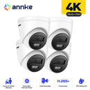 ANNKE 4K IP-Kamera Außen Innen Wetterfest Turret 4K Videoüberwachungskameras Audioaufnahme CCTV Kameras 8MP POE Kameras