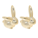 2Stück Osterhase Goldene Keramik Hasen Osterornament Tischdekoration für Oster-Desktop-Dekor Osterhase Heimdekorationen