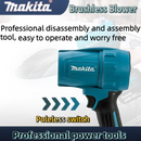 Makita 30000RPM Violent Blower Turbo Jet Fan 18V Electric Air Duster Wind Speed Turbo Rechargeable with Light Car Cleanin Tool