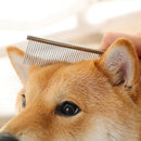 Stainless Steel Dog Comb Long Thick Hair Fur Removal Brush 16/19cm Pets Dog Cat Grooming Dematting Combs for Shaggy Dogs