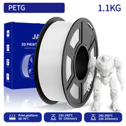 JAYO 1100G 3D HS PETG/ PLA/PETG/PLA+/PLA Meta/PLA Matte Filament 1.75mm 3D Printing Materials for 99% 3D FDM Printer & 3D Pen