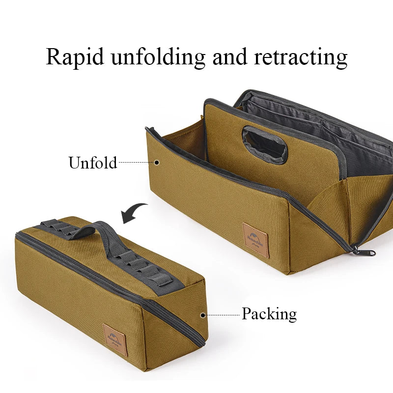 Naturehike Camping Tools Storage Bag Folding Multi-function Accessoires Box Portbale Camping Bags Outdoor Hiking Tool Box