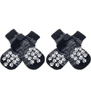 4Pcs/set Anti Slip Dog Socks with Straps Traction Control for Indoor on Hardwood Floor Wear Pet Paw Protector for Small Dogs Pet