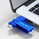 High Speed TYPE-C USB 3.0 Flash Drive 64GB Rotatable OTG Pen Drive 32GB Free Key Chain Memory Stick for Mobile Phone Pendrive