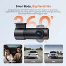 70mai M310 Plus 2K Dash Cam 1440P Image Enhanced Night Vision f/1.55 Aperture 24H Parking Mode Smart Voice Control Car Camera