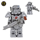 MOC Military Armor Soldiers Mini Anime Action Figures Weapons Robots Mecha Building Blocks Bricks DIY Toys for KIDS gift