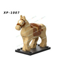 Medieval Military War Horse Suitable  Ancient Action Figures Building Blocks Accessories Toy For Children Gift XP1007-XP1010