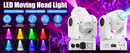 The Photon Architect | 60W 4-IN-1 RGBW Moving Head Stage Light