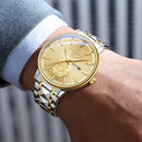 CHENXI Business Luxury Men Watches Quartz Stainless Steel Wrsitwatches Male Auto Date Clock with Luminous Hands